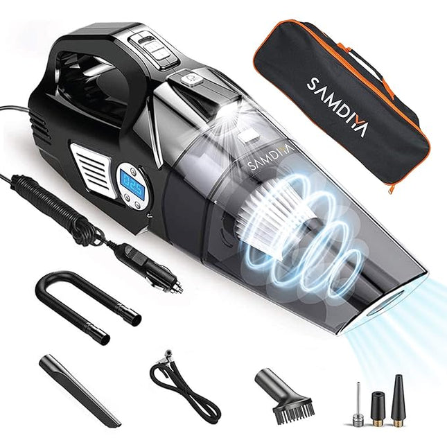 Buy 1 Get 1 Free 4-in-1 Car Tire Inflator Vacuum Cleaner