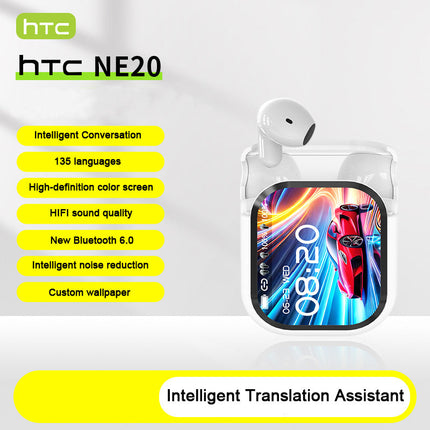 BLUETOOTH HEADPHONE WITH AI TRANSLATOR HTC MODEL - H8